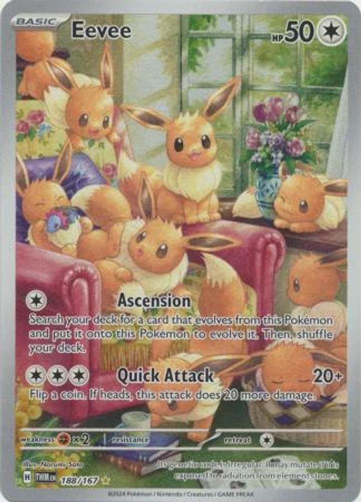 Eevee - 188/167 - Illustration Rare