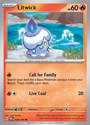 Litwick - 036/167 - Common - Reverse Holo