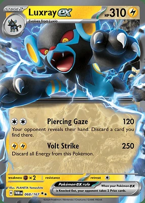 Luxray ex - 068/167 - Double Rare