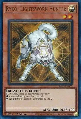 Ryko, Lightsworn Hunter - RA02-EN003 - Ultra Rare - 1st Edition