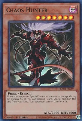 Chaos Hunter - RA02-EN007 - Super Rare - 1st Edition