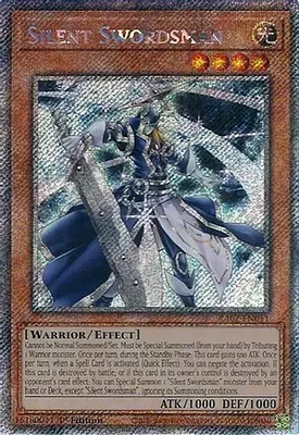 Silent Swordsman - RA02-EN011 - Platinum Secret Rare - 1st Edition