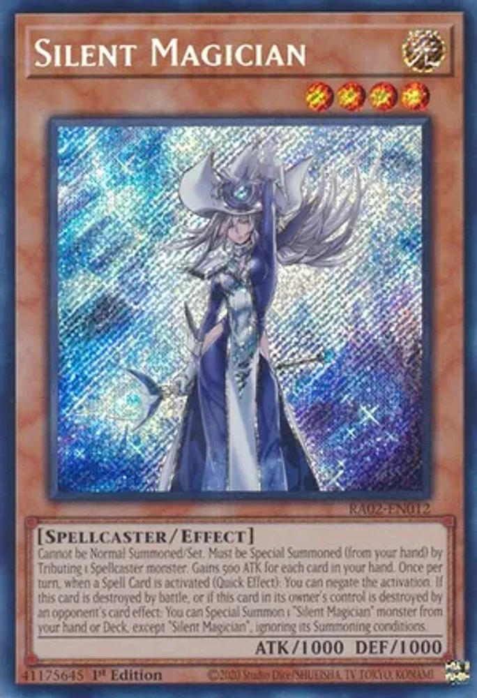 Silent Magician - RA02-EN012 - Secret Rare - 1st Edition