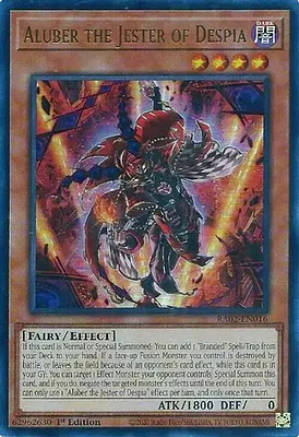 Aluber the Jester of Despia - RA02-EN016 - Ultra Rare - 1st Edition