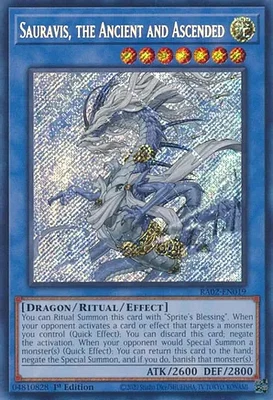 Sauravis, the Ancient and Ascended - RA02-EN019 - Secret Rare - 1st Edition