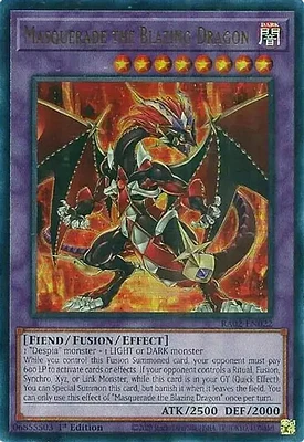 Masquerade the Blazing Dragon - RA02-EN022 - Ultra Rare - 1st Edition