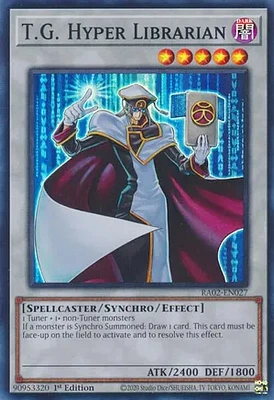 T.G. Hyper Librarian - RA02-EN027 - Super Rare - 1st Edition