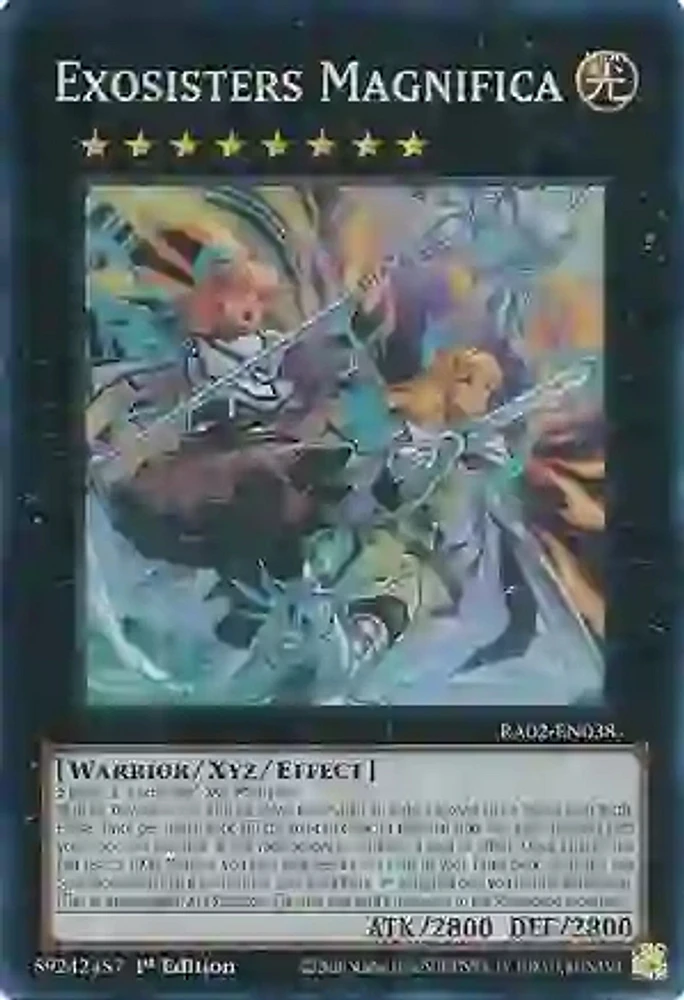 Exosisters Magnifica - RA02-EN038 - Prismatic Collector's Rare - 1st Edition