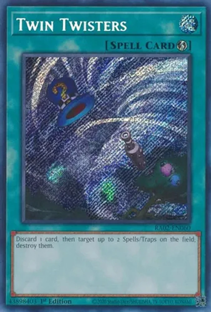 Twin Twisters - RA02-EN060 - Secret Rare - 1st Edition