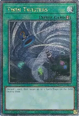 Twin Twisters - RA02-EN060 - Quarter Century Secret Rare - 1st Edition