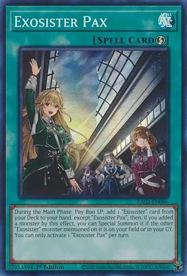 Exosister Pax - RA02-EN066 - Super Rare - 1st Edition