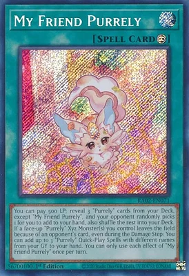 My Friend Purrely - RA02-EN071 - Super Rare - 1st Edition