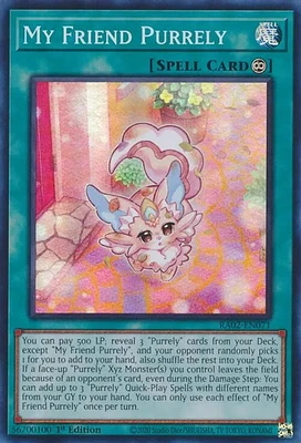 My Friend Purrely - RA02-EN071 - Secret Rare - 1st Edition