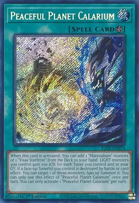 Peaceful Planet Calarium - RA02-EN074 - Secret Rare - 1st Edition