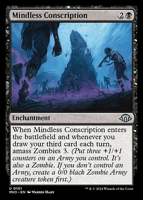 Mindless Conscription - Foil