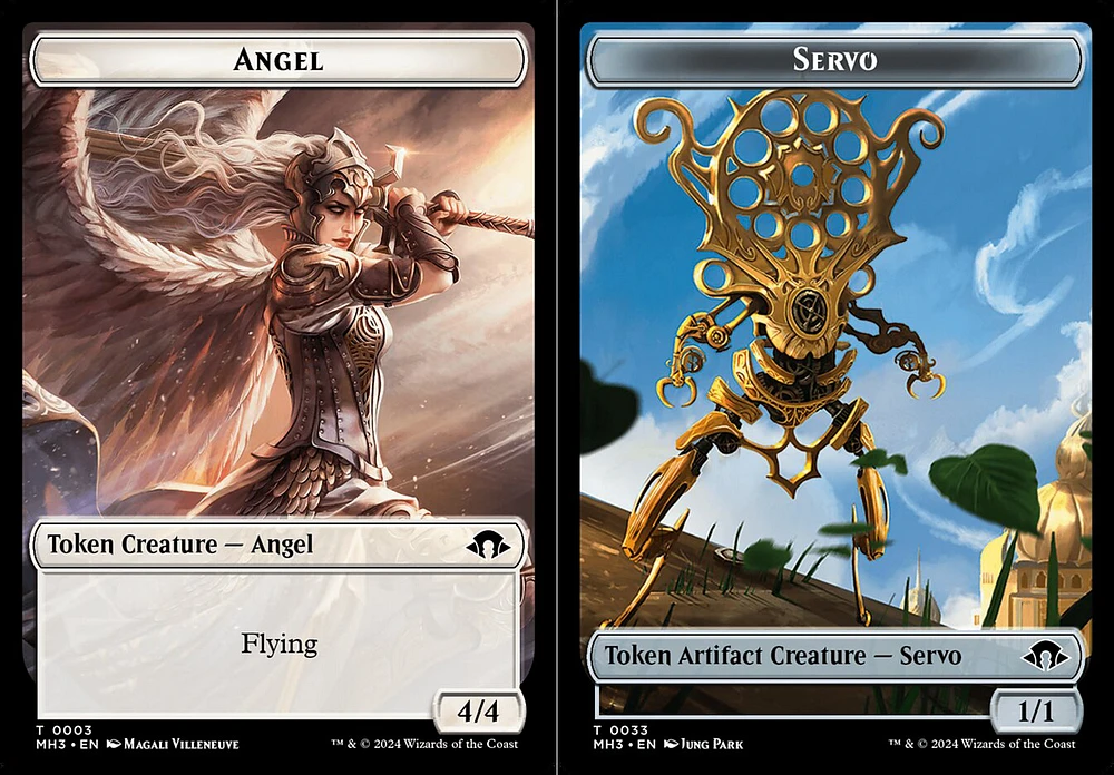 Angel (0003) // Servo (0033) Double-Sided Token - Foil