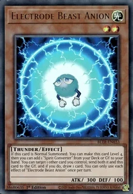 Electrode Beast Anion - BLTR-EN033 - Ultra Rare - 1st Edition