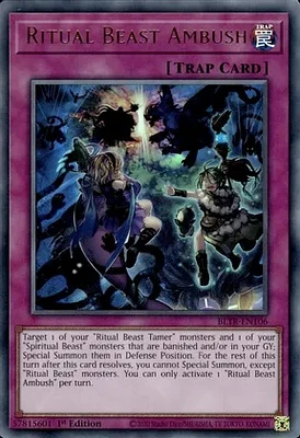 Ritual Beast Ambush - BLTR-EN106 - Ultra Rare - 1st Edition