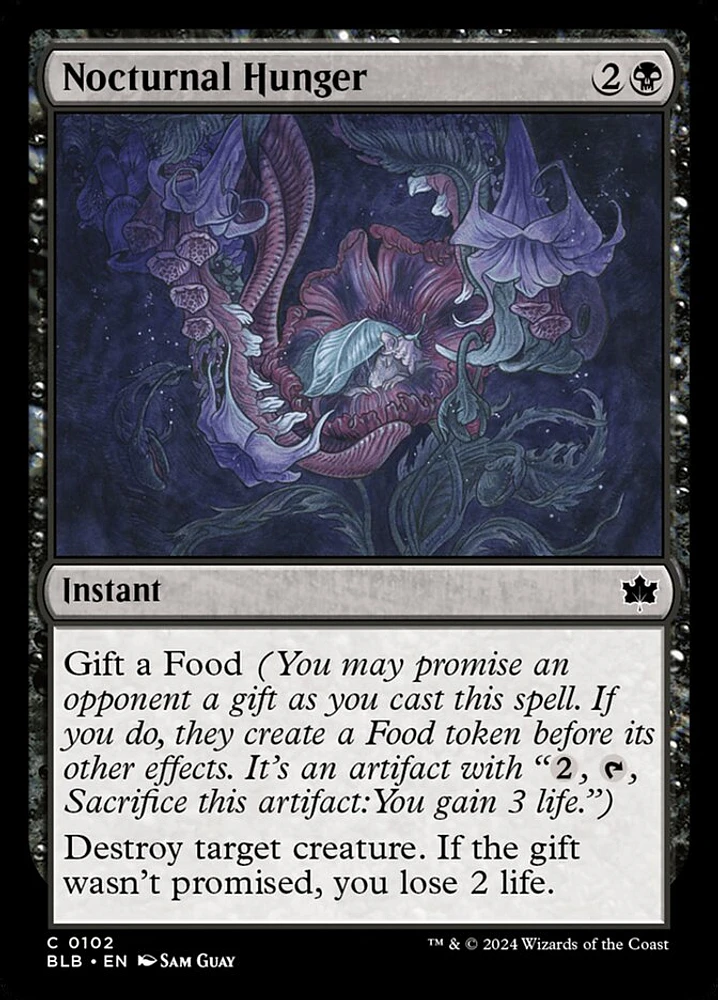 Nocturnal Hunger - Foil