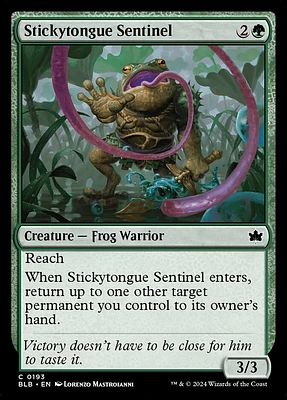 Stickytongue Sentinel - Foil