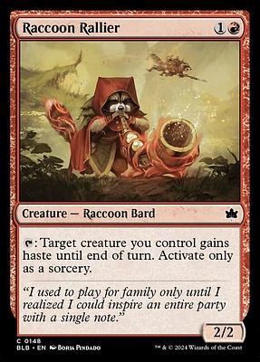 Raccoon Rallier - Foil