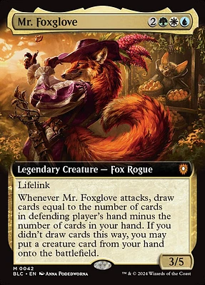 Mr. Foxglove - Extended Art