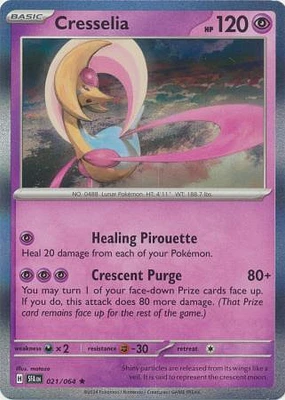 Cresselia - 021/064 - Holo Rare