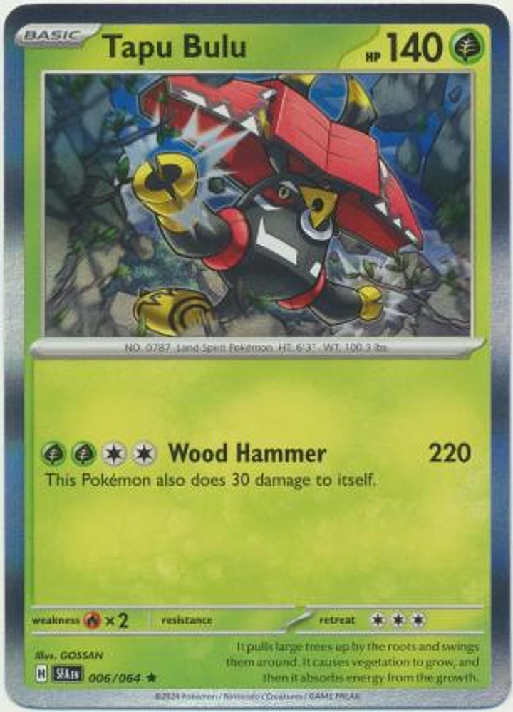 Tapu Bulu - 006/064 - Holo Rare