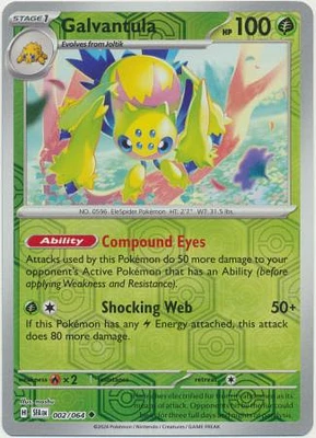 Galvantula - 002/064 - Uncommon - Reverse Holo