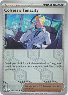 Colress's Tenacity - 057/064 - Uncommon - Reverse Holo