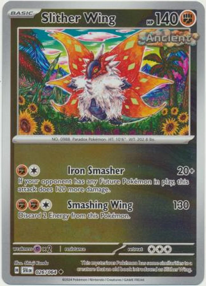 Slither Wing - 026/064 - Uncommon - Reverse Holo