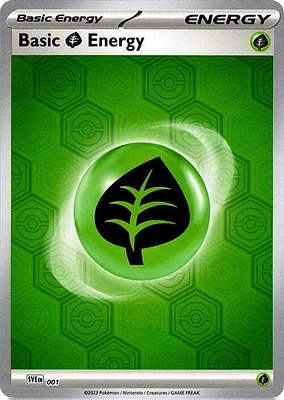 Basic Grass Energy - 001 - Common - Reverse Holo