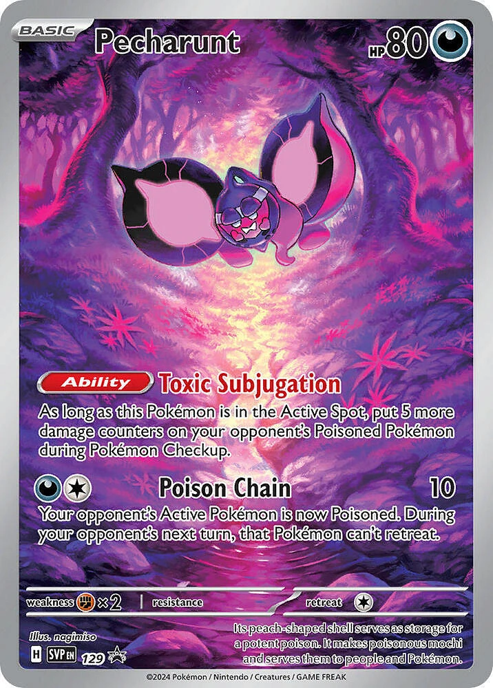 Pecharunt - SVP129 - Holo Rare - SVP Black Star Promos