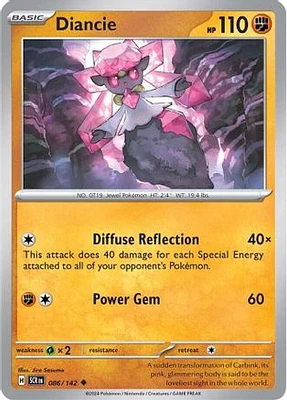 Diancie - 086/142 - Uncommon - Reverse Holo