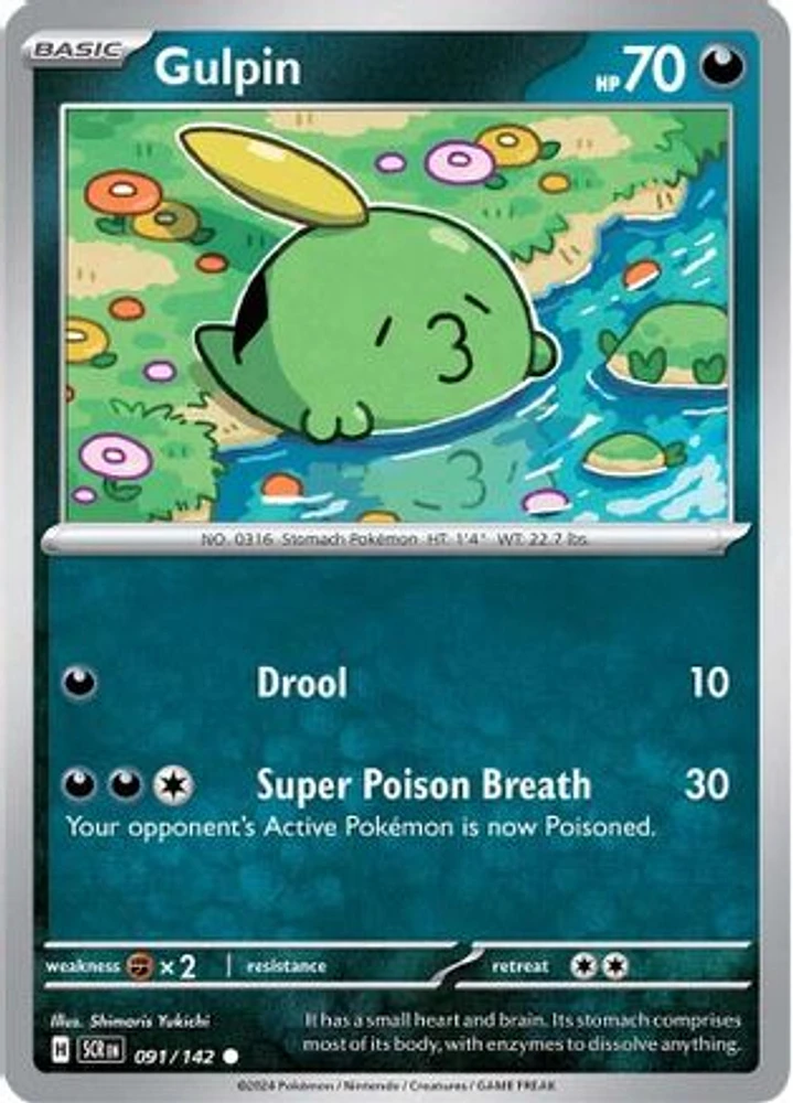 Gulpin - 091/142 - Common - Reverse Holo