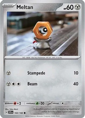 Meltan - 102/142 - Common - Reverse Holo