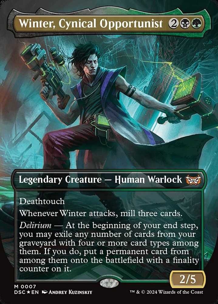 Winter, Cynical Opportunist - Foil - Borderless