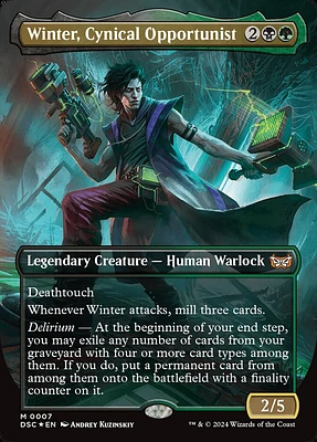 Winter, Cynical Opportunist - Foil - Borderless