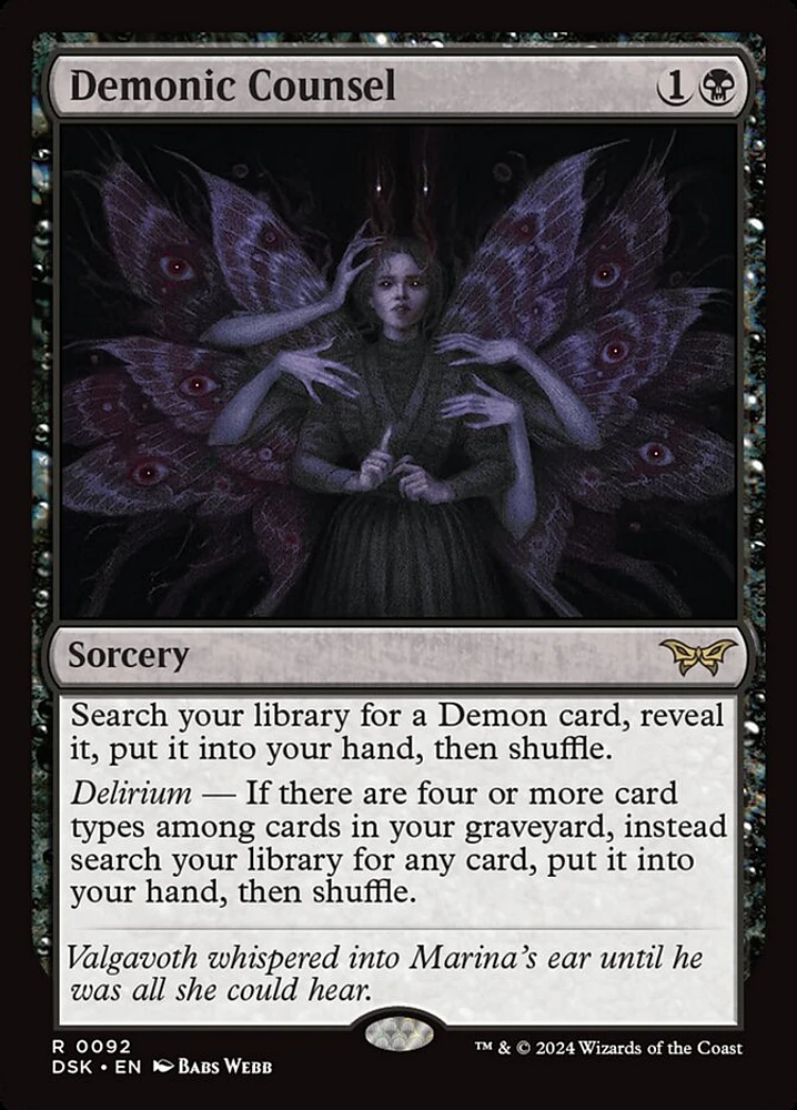 Demonic Counsel - Foil