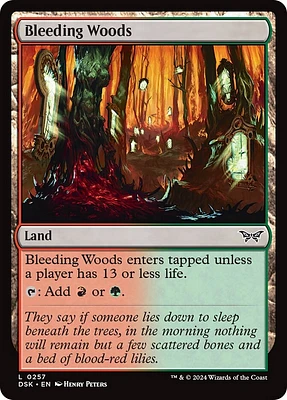 Bleeding Woods - Foil