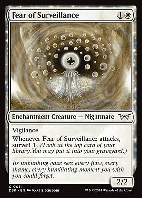 Fear of Surveillance - Foil