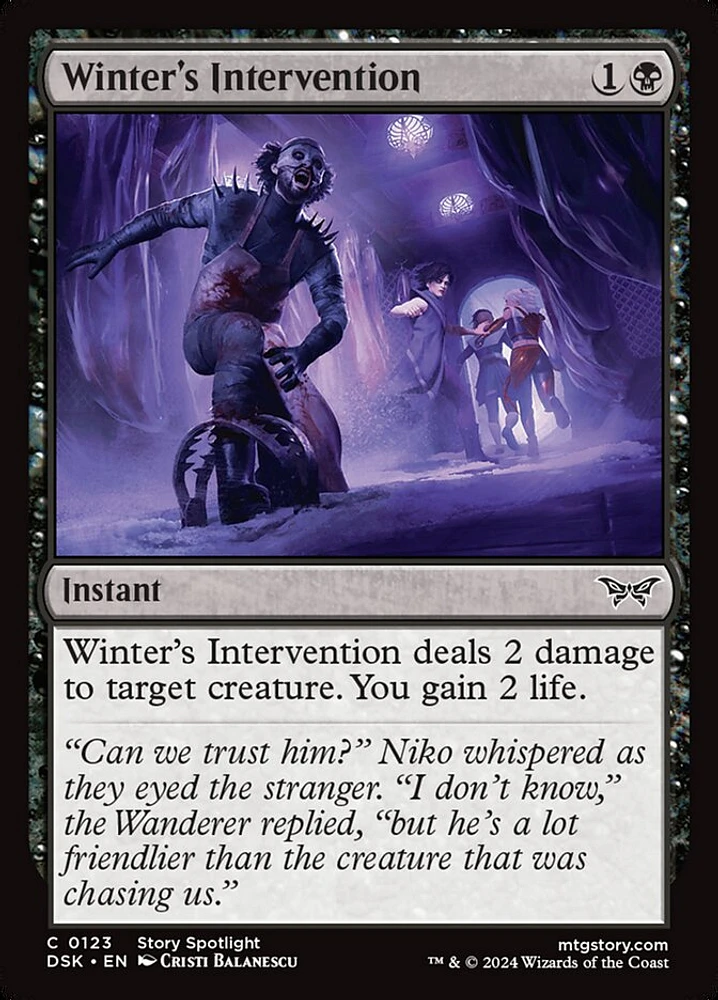 Winter's Intervention - Foil