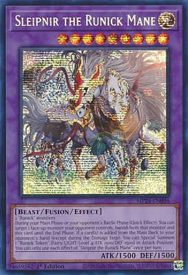 Sleipnir the Runick Mane - MP24-EN096 - Prismatic Secret Rare - 1st Edition