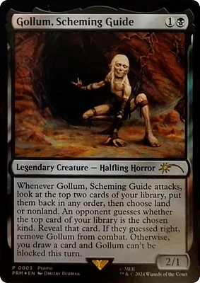 Gollum, Scheming Guide - Foil - Costco Bundle Promo