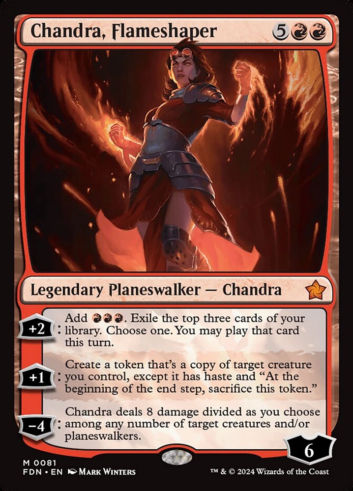 Chandra, Flameshaper - Foil