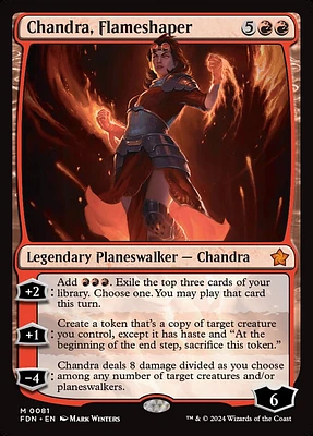 Chandra, Flameshaper - Foil