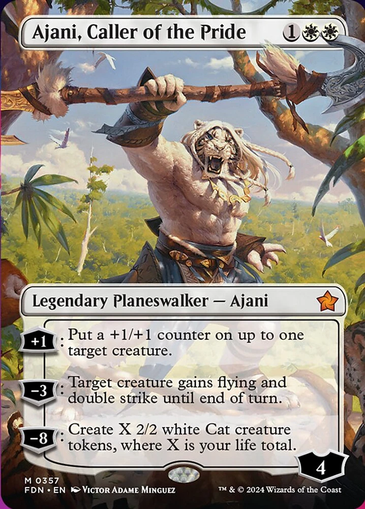 Ajani, Caller of the Pride - Borderless