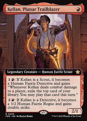 Kellan, Planar Trailblazer - Extended Art