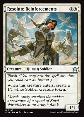 Resolute Reinforcements - Foil