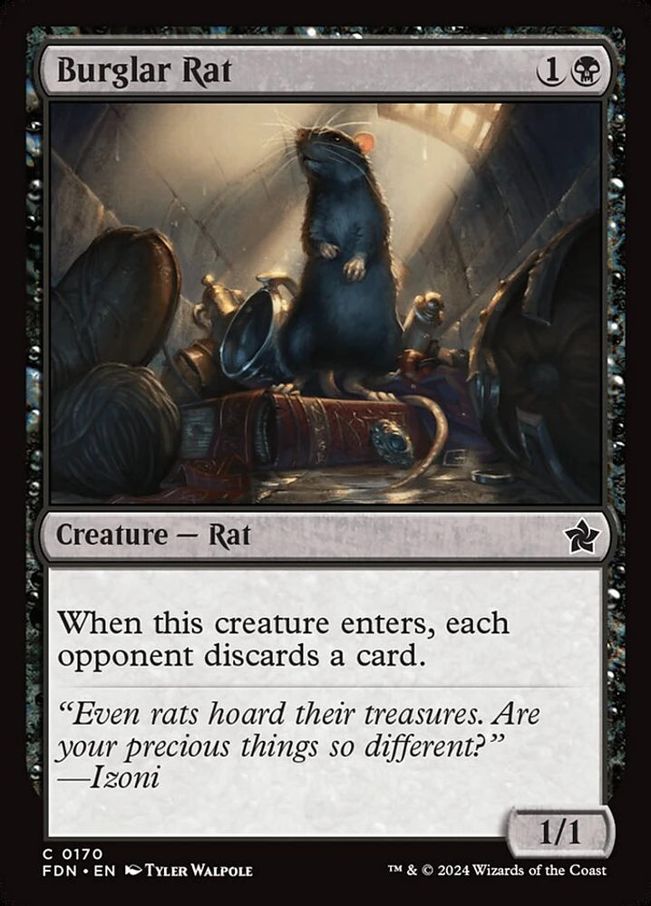 Burglar Rat - Foil